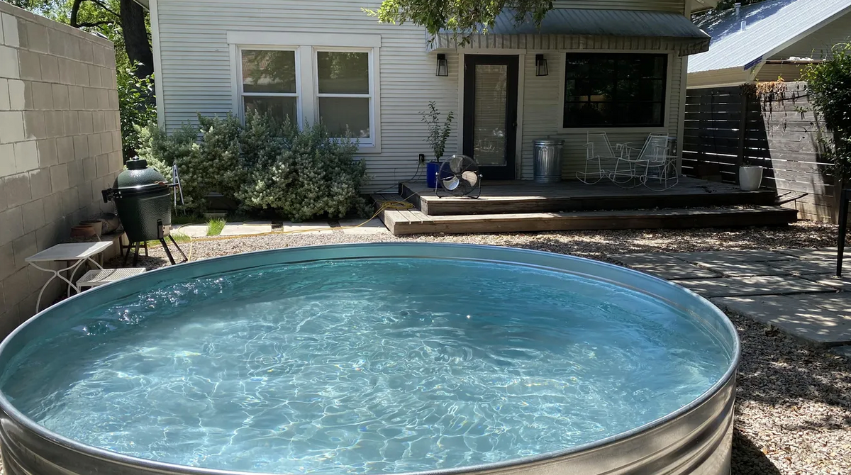 After wedding postponement, couple floats pool business